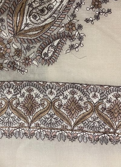 شال كشميري 58 نص ترمه