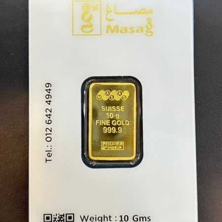 سبيكة ذهب عيار 24 وردة مصاغ بوزن 10 غرام