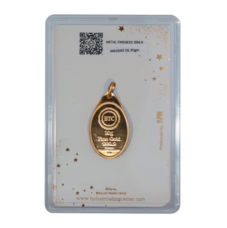 سبيكة بتعليقة حورية البحر ديزني بي تي سي ذهب عيار 24