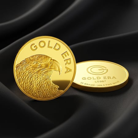 جنيه Gold era ذهب عيار 24 بوزن 25 غرام