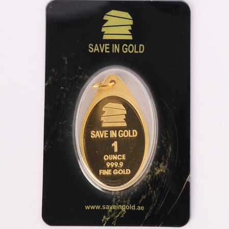 سبيكة ذهب Save in Gold عيار 24 بوزن 31,1 غرام