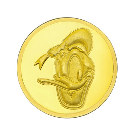 جنيه ذهب بطوط عيار 24 بي تي سي بوزن 4 غرام