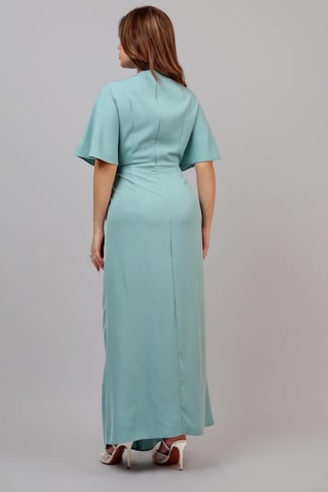 فستان أنيق بشك كريستال عند الخصر