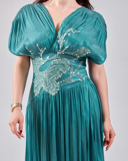 فستان سهرة تيفاني أورجنزا بتطريز سيلاني