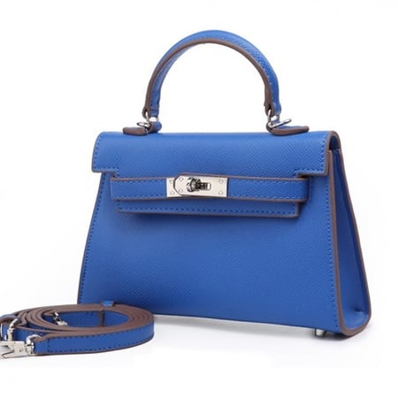 khaki Bag Blue | ميني كايلي ( النيلي ) بالحجم  الوسط