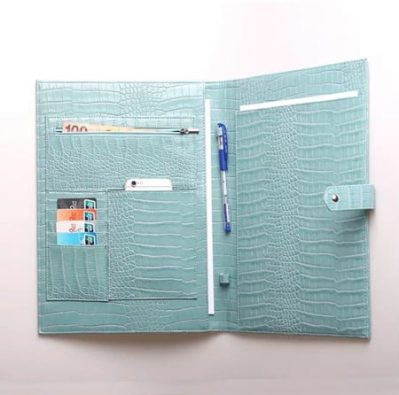 فولدر الأخضر (تيفاني ) بجلد التمساح