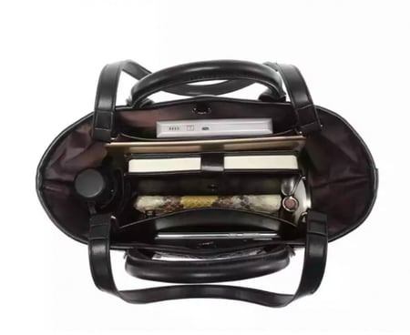 شنطة كتف Tote Bag (Shopping Bag) بجلد الافعلا البيج