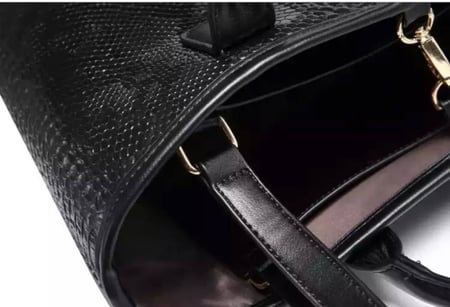 شنطة كتف Tote Bag (Shopping Bag) بجلد الافعلا البيج