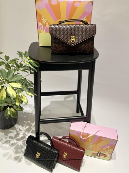 شنط بوتيغا كروس woven bag