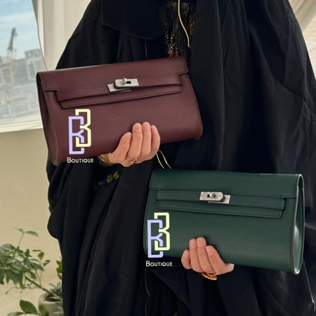 clutch Burgundy || كلوتش عنابي
