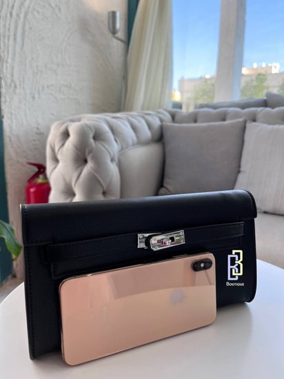 clutch Black silver || كلوتش أسود (حديده فضيه)