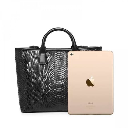شنطة كتف Tote Bag (Shopping Bag) بجلد الافعلا البيج