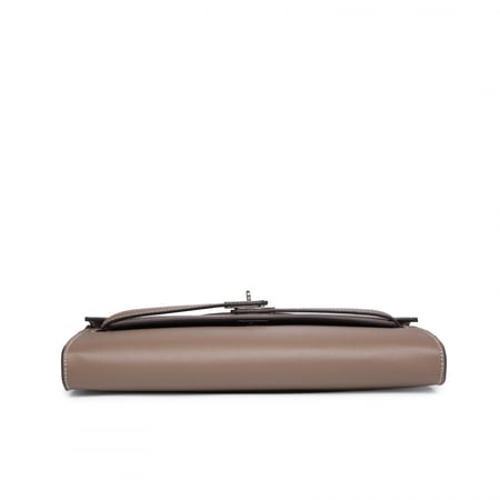 Kelly Cut clutch Brown gold   || كايلي كت كلوتش جملي (حديده ذهبيه)