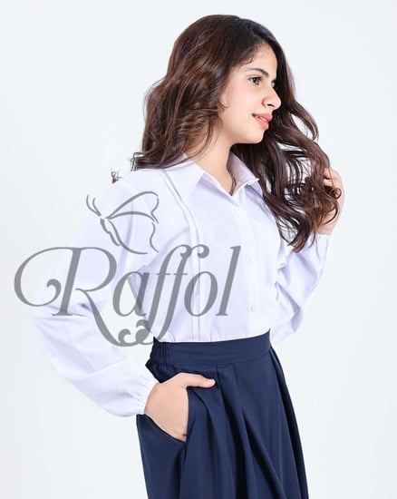 تنورة كحلي بفيونكة _ TK1