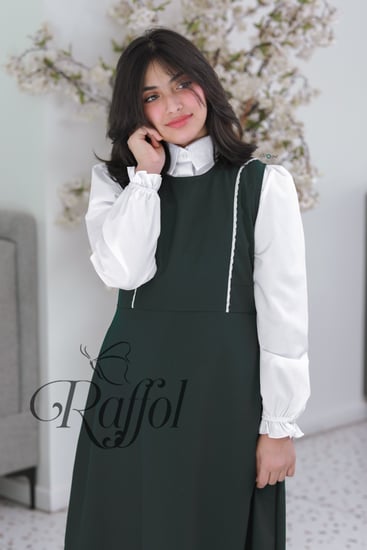 مريول متوسط زيتي بكلفة طولية جانبية