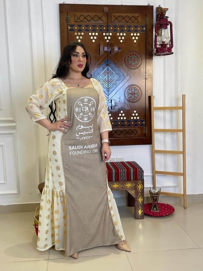 فستان يوم التاسيس للنساء