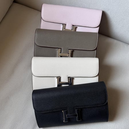 شنطه كلاتش جلد H-clutch