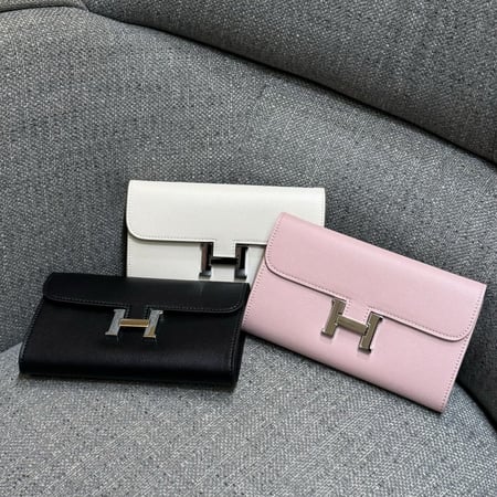 شنطة كلاتش جلد H-clutch - متجر ذا ترند