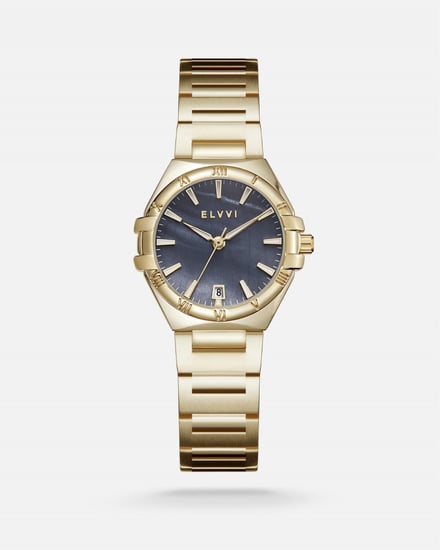 ساعة نسائية ستيل باللون الذهبي