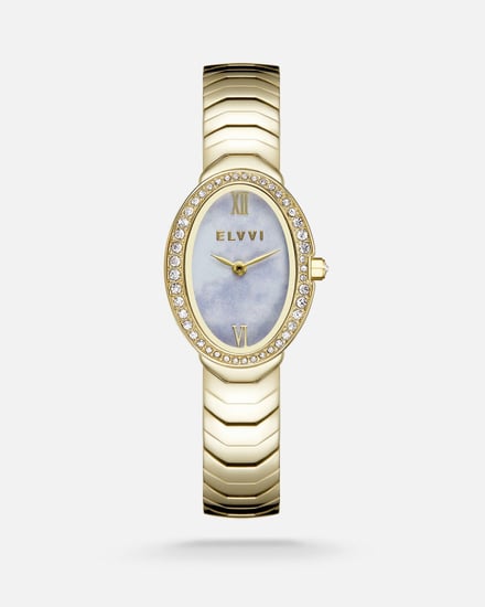 ساعة نسائية ستيل باللون الذهبي