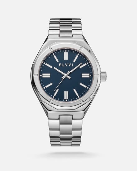 ساعة رجالية ستيل باللون الفضي