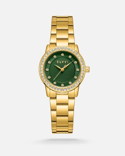 ساعة نسائية ستيل باللون الذهبي