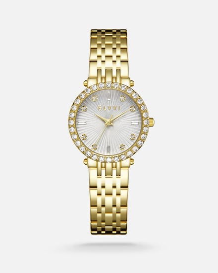 ساعة نسائيه ستيل باللون الذهبي