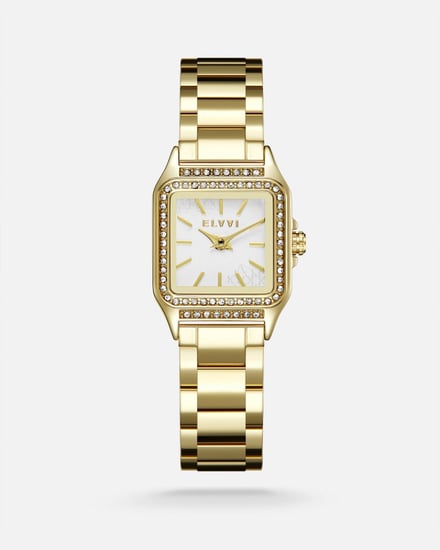 ساعة نسائية ستيل باللون الذهبي