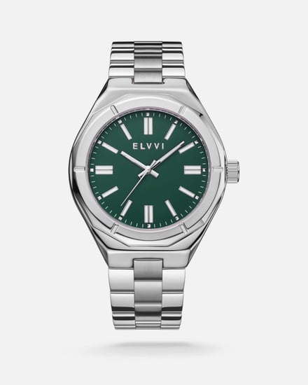 ساعة رجالية ستيل باللون الفضي