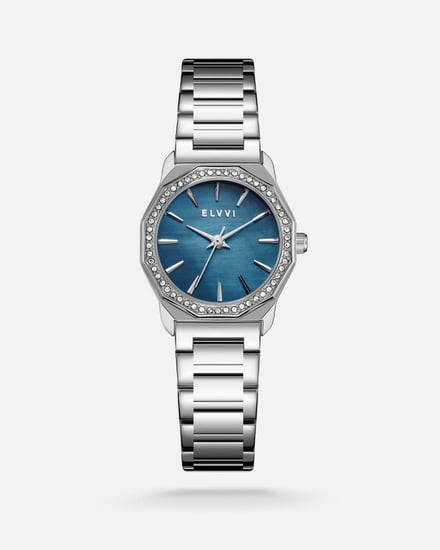 ساعة نسائية ستيل باللون الفضي