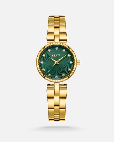 ساعة نسائية ستيل باللون الذهبي