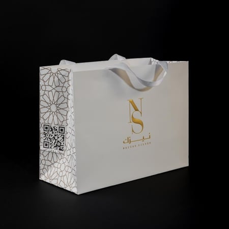 خاتم فضة رجالي ملكي مقبض- أسود