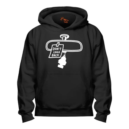 بلوفر مقاس كبير لا تنظر إلى الوراء Hoodie Big Size Don't look back