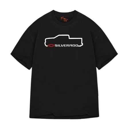 تي شيرت اوفر سايز شفروليه سلفرادو Oversize T-Shirt Chevrolet Silverado