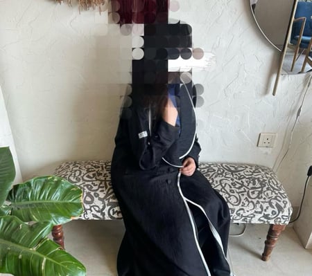 عباية بليزر أسود