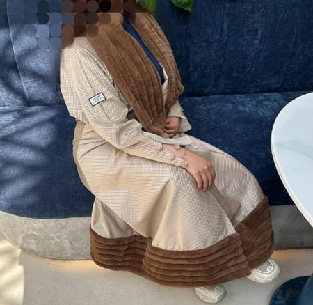 عباية شامواه مع فرو