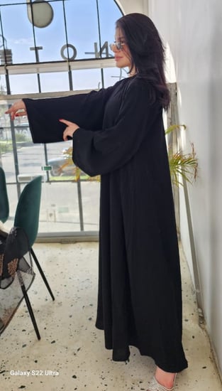 عبايه ملكي الأصلي مخطط جوانب واليد
