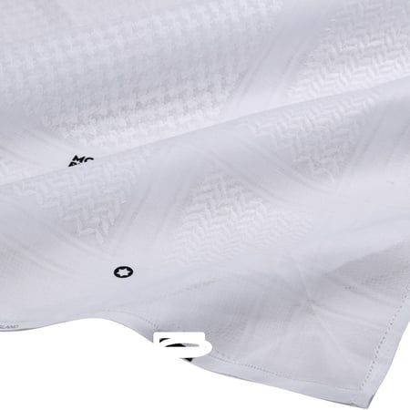 شماغ مونت بلانك ابيض انجليزي