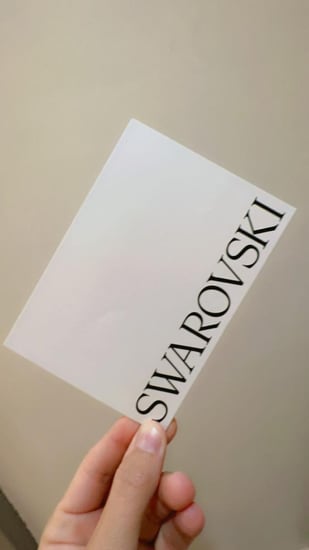 حلق دائري من سوارفسكي