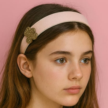 طوق شعر يتميز بتصميم عصري لافت للنظر، مثالية لإضافة لمسة من الأناقة والأناقة إلى أي ملابس.