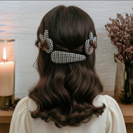 مشبك شعر ملاءمة مريحة: توفر مشابك الشعر العصرية هذه للنساء والفتيات ملاءمة آمنة ومريحة، مما يجعلها مثالية للارتداء طوال اليوم.