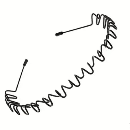 طوق شعر يتميز بتصميم عصري لافت للنظر، مثالية لإضافة لمسة من الأناقة والأناقة إلى أي ملابس.