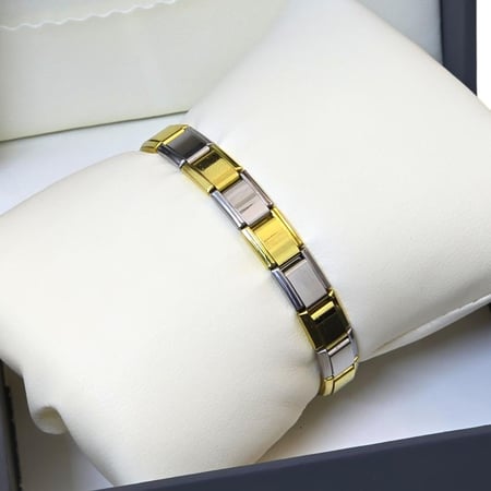 اسوارة سوار أنيق و ناعم اسوارة رفيعة مصنوعة من الستانلس ستيل مقاومة للصدا و الماء لون لايتغير