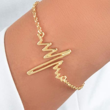 اسوارة نسائية لون ذهبي سوار أنيق و ناعم اسوارة اسوارة رفيعة مصنوعة من الستانلس ستيل مقاومة للصدا و الماء لون لايتغير