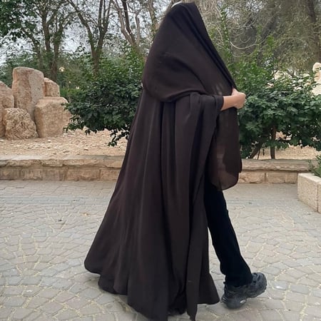 عباية بني محروق مع طرحة