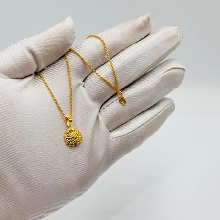 عقد كرسي جابر ذهب عيار 21