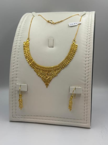 طقم ذهب عيار 22