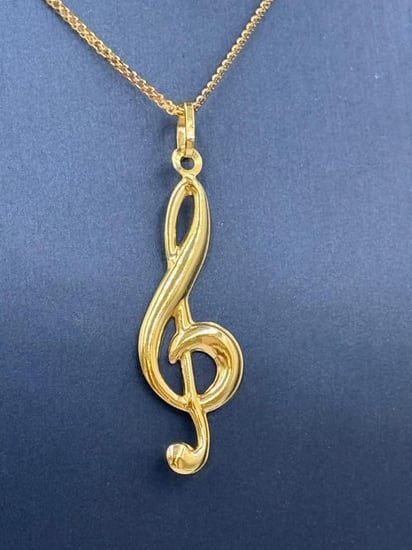 Necklaces 18K - سلسال وتعليقة عيار 18