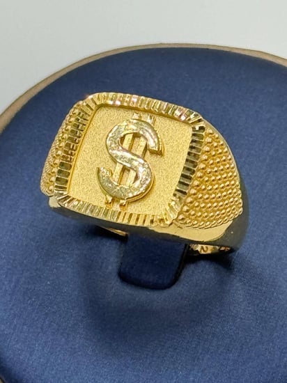 خاتم ذهب عيار 18