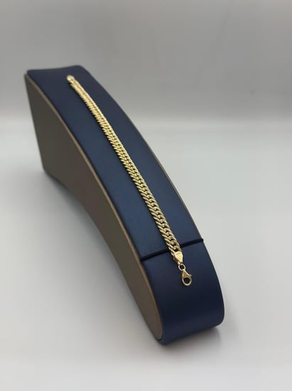اسوارة جنزير ذهب عيار 18